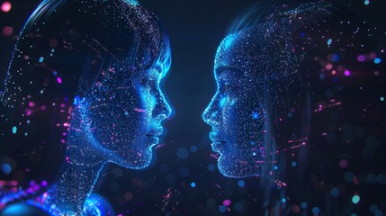 Holographic communication makes long distance relationships feel more intimate with the ability to see and interact with your partner as if they were right beside you.