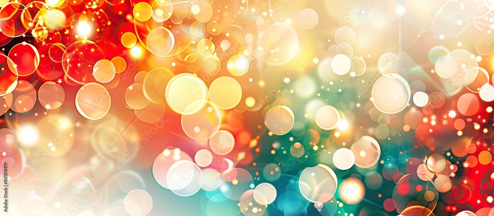 Aufkleber festive abstract background with copy space image.