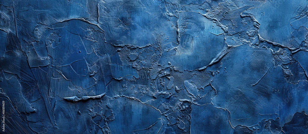 Poster abstract navy blue stucco wall background with rough texture for text on a banner ensuring enough co