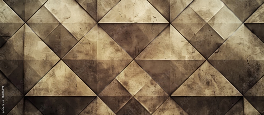 Poster Texture of an empty diamond-shaped pattern against a backdrop suitable for adding text or images. Copy space image. Place for adding text and design