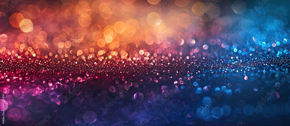 Poster Festive background with a blurred glitter paper texture, ideal for copy space image.