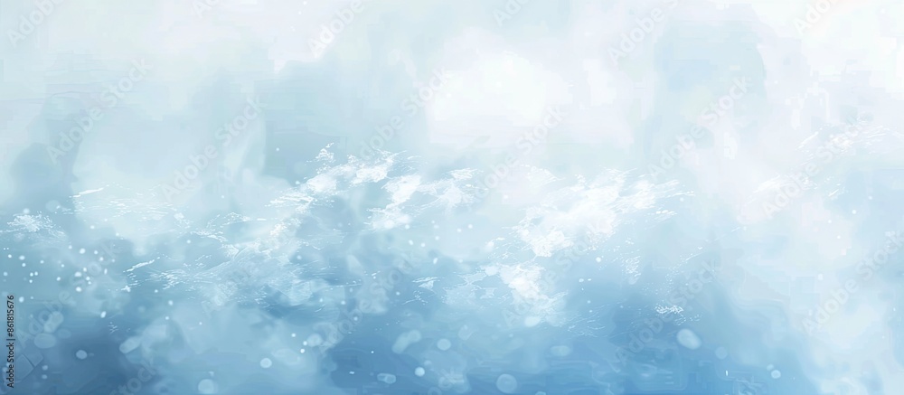 Poster abstract soft blurry blue and white sky background with white to blue color shades, ideal for templa