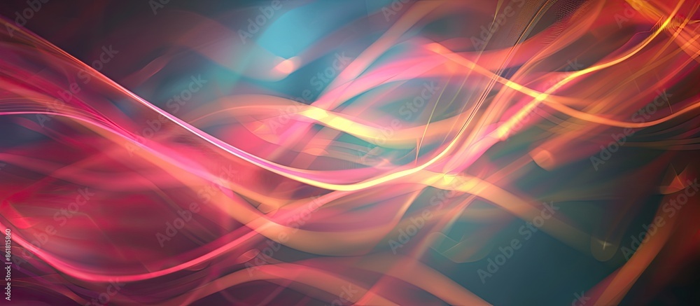 Poster blurry abstract background suitable for wallpaper, with ample copy space image.