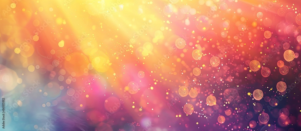 Fototapete Colorful and bright abstract background with soft blur, creating a beautiful wallpaper with copy space image.