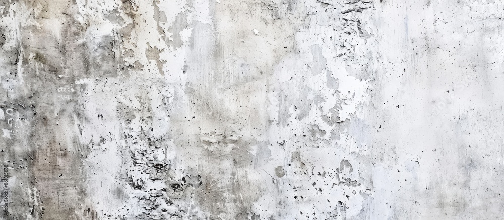 Poster concrete texture in dirty white and gray shades, providing a beautiful abstract background with copy