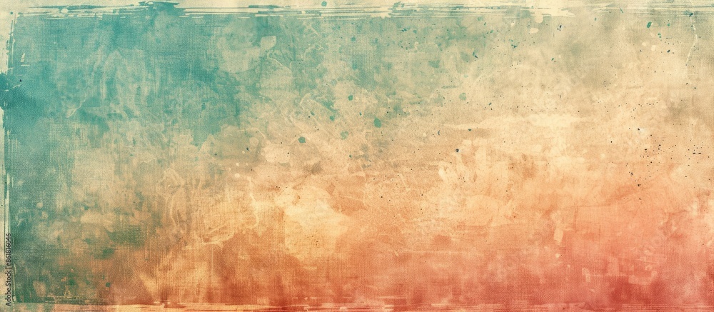Poster Vintage textured pattern with a gradient art design and vignette, creating an abstract old background ideal for incorporating copy space image.