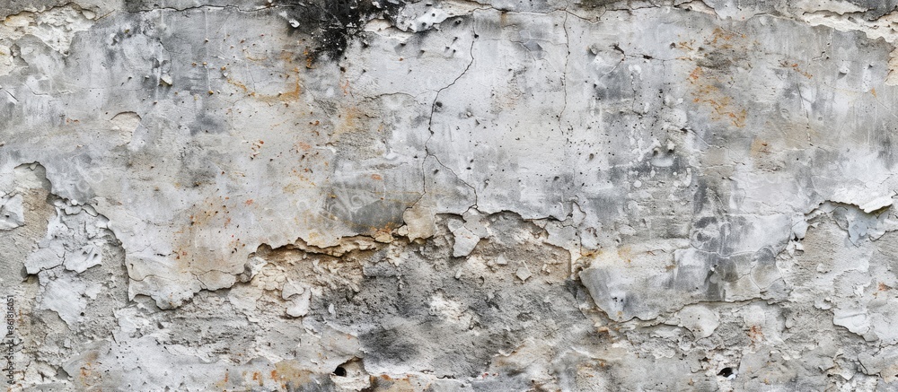 Poster Abstract seamless background featuring a texture resembling a cement or concrete plaster surface, ideal for design with copy space image.