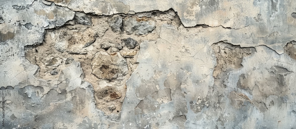 Poster background with an aged cement wall texture providing copy space image.