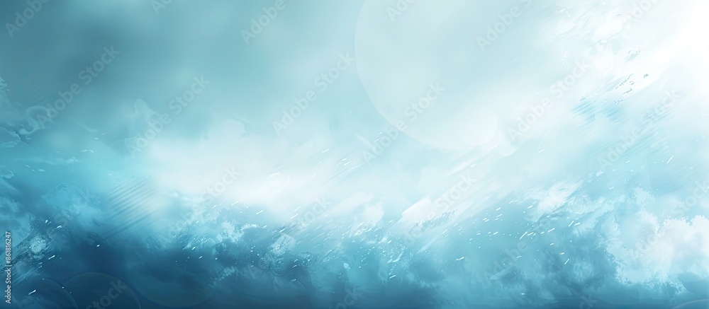 Aufkleber abstract soft blurry blue and white sky background with white to blue color shades, ideal for templa