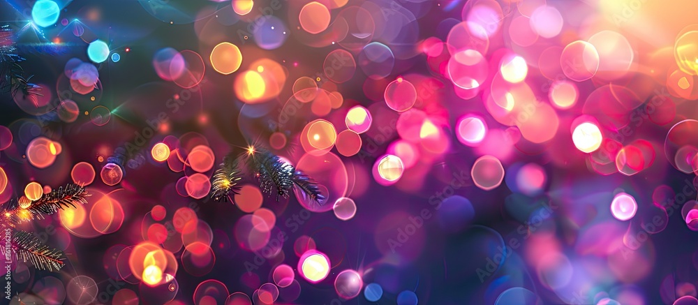 Poster blurry abstract background with copy space image reflecting light.