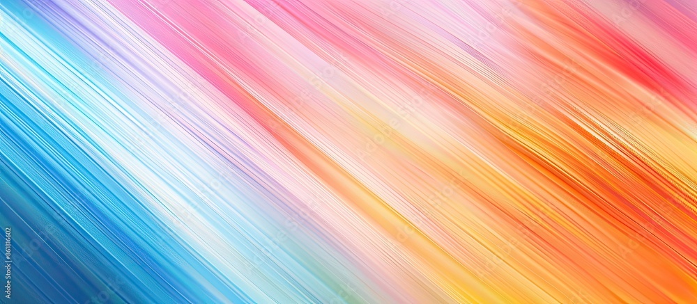 Poster colorful lines texture wallpaper with a light abstract gradient creating blurred motion, perfect as 