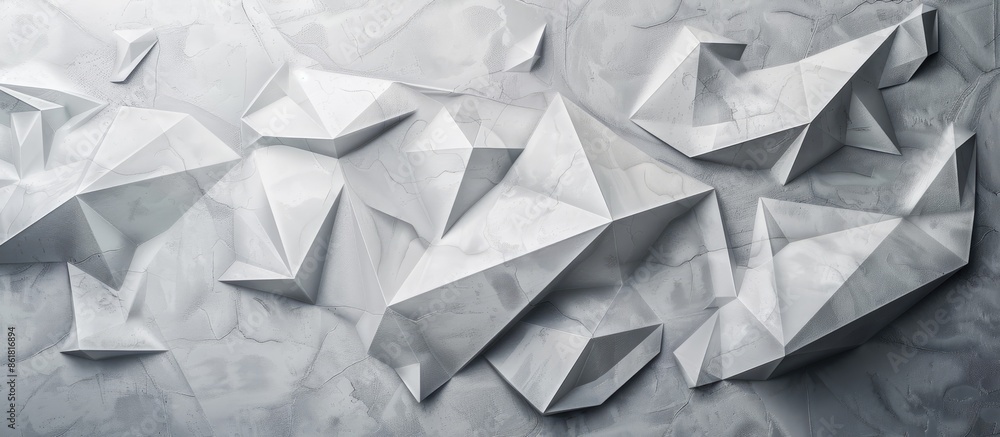 Poster background with a gray paper pattern texture, ideal for adding a copy space image.