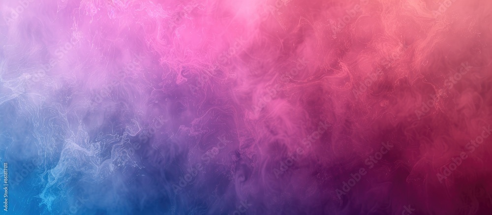 Poster background with gradient color transitioning smoothly and grainy texture with empty space for image 