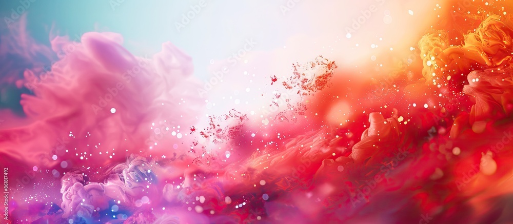 Poster colorful backdrop with copy space image.