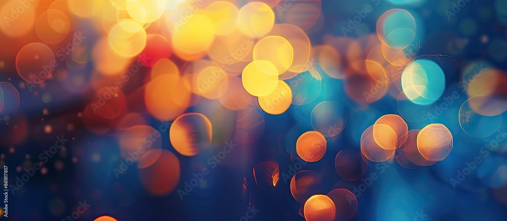 Poster blurry abstract background with copy space image reflecting light.