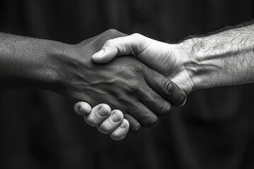 close up of people shaking hands