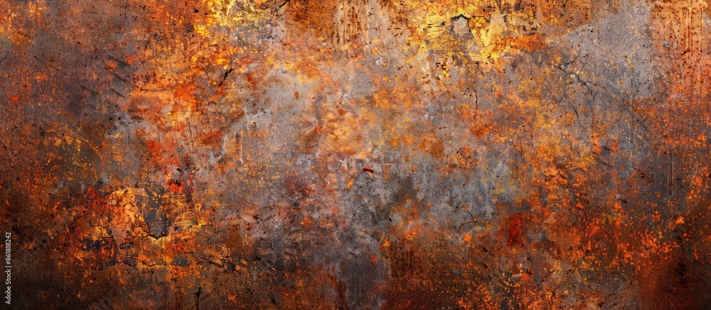 Poster rusty metal texture background with a blank copy space image.