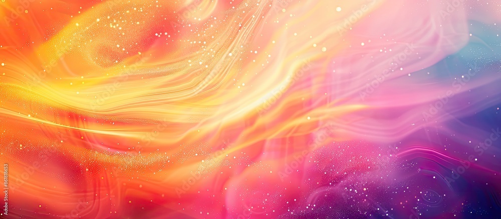 Poster colorful and bright abstract background with soft blur, creating a beautiful wallpaper with copy spa