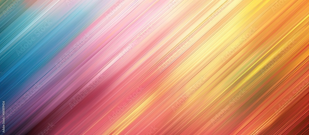 Poster colorful lines texture wallpaper with a light abstract gradient creating blurred motion, perfect as 