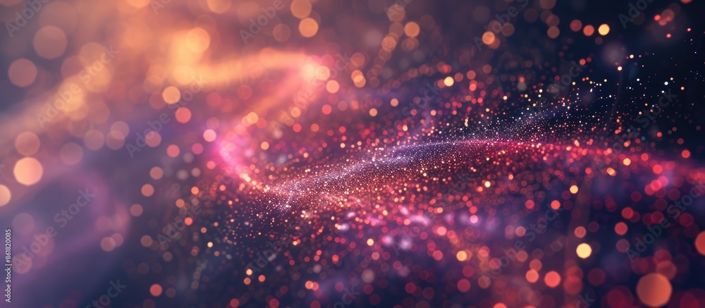 Poster abstract holiday background with new year fireworks featured in a copy space image.