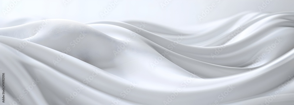 Poster abstract white background with soft lines and curves, creating an elegant and minimalist design. the