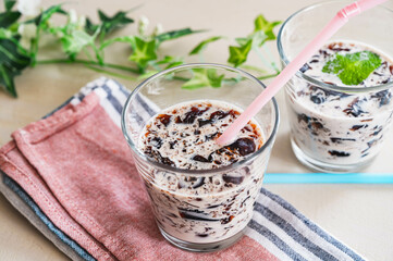 飲むカフェオレゼリー