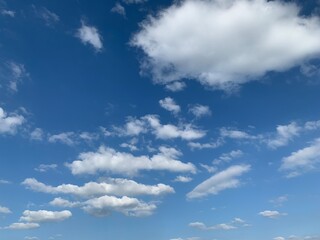blue sky with clouds
