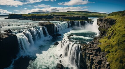 a waterfall a majestic and awe inspi