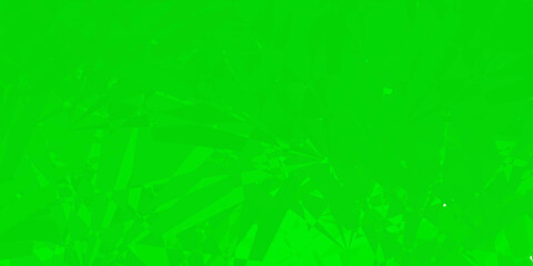 Light Green vector texture with random triangles.