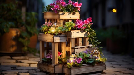 Fototapeta premium flower planter 