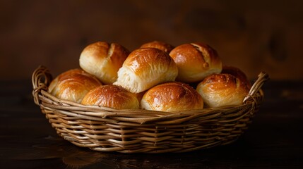 A fresh batch of dinner rolls