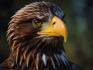 portrait of a bald eagle