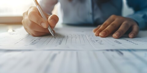 Detailed calendar with project deadlines and milestones meticulously organized in closeup. Concept Project Deadline, Milestone Tracker, Calendar Organization