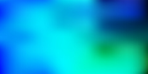 Light blue, green vector blurred layout.