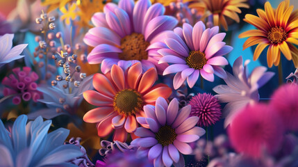 Obraz premium flower background