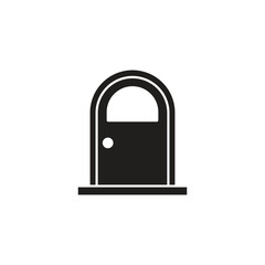 entrance door icon illustration