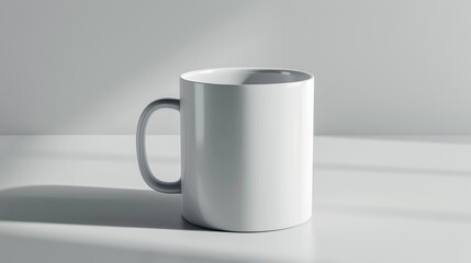 Obraz premium Isolated white mug