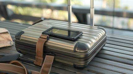 Modern RFID Luggage Tag and Suitcase for Cutting-Edge Travel Security and Convenience