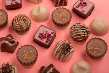 photography, assortment, unhealthy, variation, birthday, close-up, elegance, dessert, candy, chocolate, snack, background, food, sweet, sugar, variety, tasty, truffle