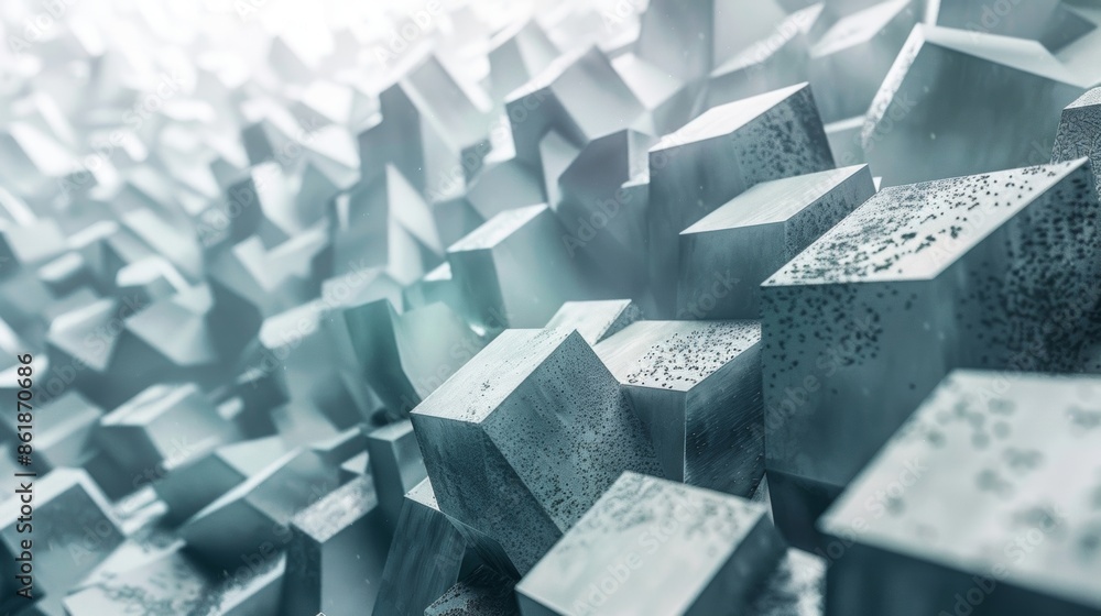 Aufkleber a mesmerizing array of polygons arranged in a way that seems almost magical like a secret code waiti