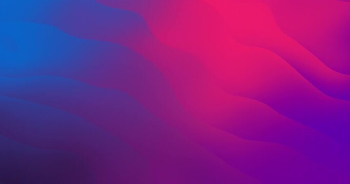 Neon, abstract and background wave animation for graphic design, banner and website texture. Illustration, pattern and art decor with color for wallpaper, backdrop and poster with blue or purple