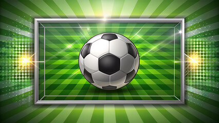 Soccer bannerTemplate set , Football banner, Square , Sport layout design, vector ,social template