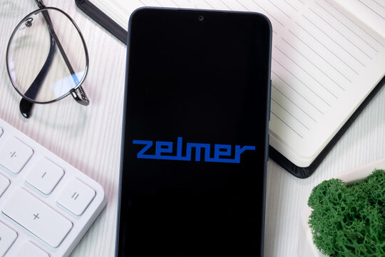 New York, USA - 21 June 2024: Zelmer Logo on Phone Screen, Company Icon