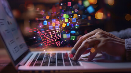 image of a person's hand making purchases in the marketplace