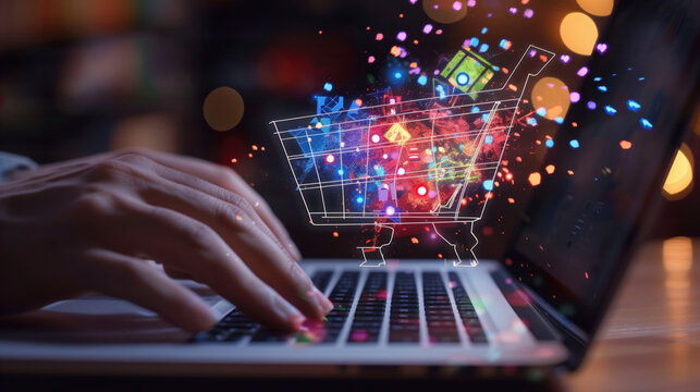 image of a person's hand making purchases in the marketplace