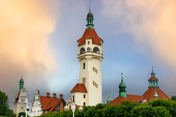 Old lighthouse in Sopot, Poland	