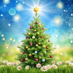 Christmas tree background