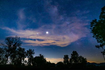 Jupiter, Saturn, and the Milky Way 5