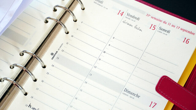 Calendrier organisation travail &eacute;tudes agenda.