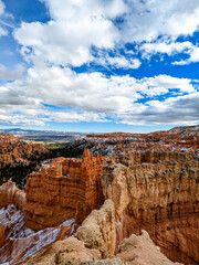 Winter Hiking Views at Bryce Canyon National Park Utah
